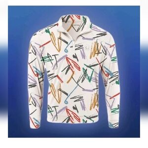 Swing Juice Golf Strokes Performance Top Men XXL Qtr Zip Pullover Pickleball Nwt